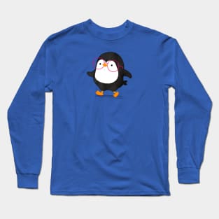 Penguin with glasses Long Sleeve T-Shirt